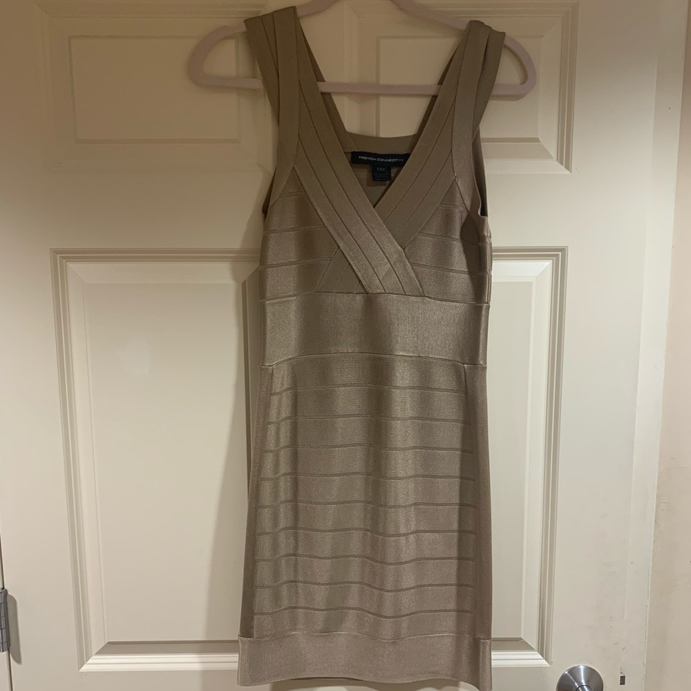 French Connection,Body con dress,knee length
